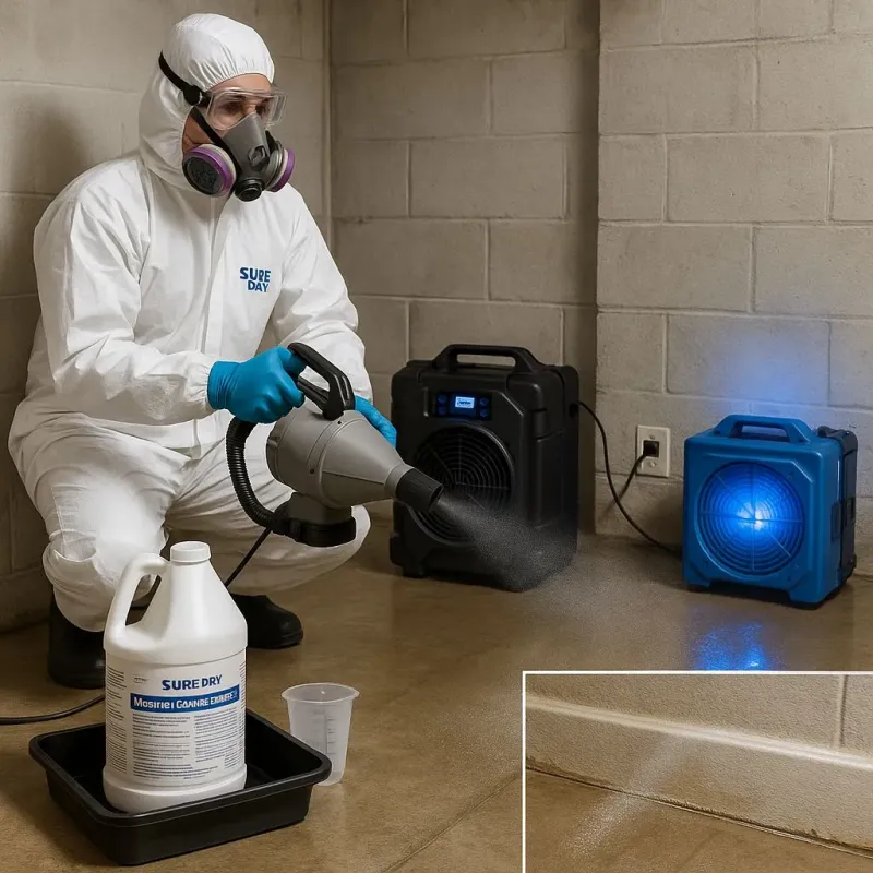 Sanitization and Odor Removal process in Maplewood, NJ
